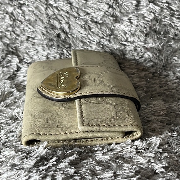 Gucci Key holder Key case Guccissima Beige Gold Woman Authentic - Picture 4 of 15